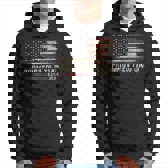 Promoted To Godfather Est 2024 First Time Daddy Father's Day Hoodie - Thegiftio UK