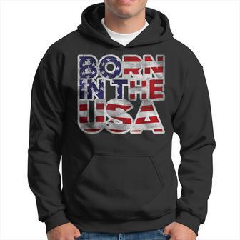 Proud Born In The Usa Novelty Graphic & Cool s Hoodie - Thegiftio UK