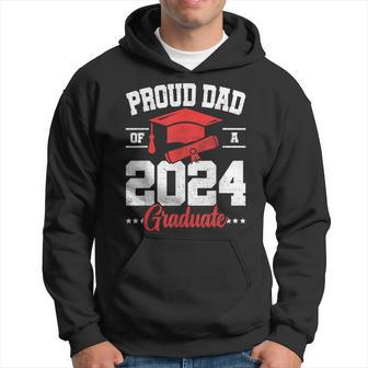 Proud Dad Of A Class Of 2024 Graduate Senior Graduation Hoodie - Monsterry DE
