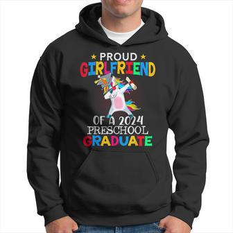 Proud Girlfriend Of A 2024 Preschool Graduate Unicorn Dab Hoodie - Monsterry AU