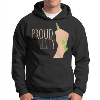 Proud Lefty Left Handed Leftie Pride Hoodie - Monsterry