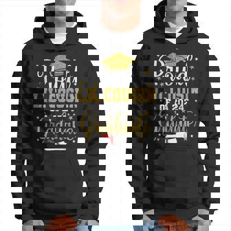 Proud Lil Cousin Of A 2024 Graduate Class Senior Graduation Hoodie | Mazezy