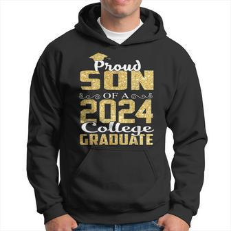 Proud Son Of 2024 Graduate College Graduation Hoodie - Thegiftio UK