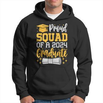 Proud Squad Of A 2024 Graduate Class Of 2024 Graduation Hoodie - Monsterry DE