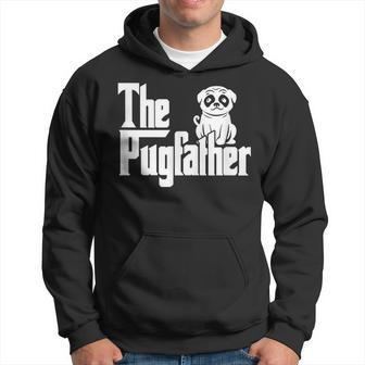 The Pugfather Pug Dad Dog Father Father's Day Kawaii Hoodie - Monsterry