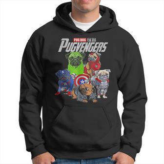 The Pugvengers Superheroes Pug Dog Hoodie - Thegiftio UK