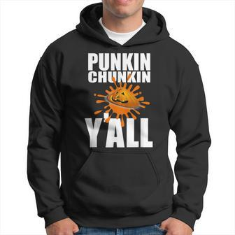 Punkin Chunkin Pumpkin Chucking Fall Hoodie - Monsterry
