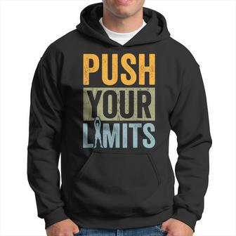 Push Your Limits Motivational Statement Hoodie - Monsterry AU