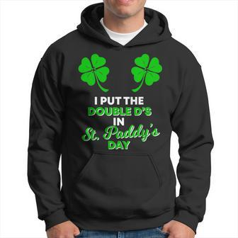 I Put The Double D's In St Paddy's Day Naughty Irish Girl Hoodie - Monsterry AU