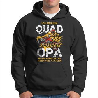 Quad Driving Grandpa Atv Opi Cool Grandad Quad Biker Hoodie - Geschenkecke