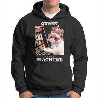 Queen Of The Slot Machine Casino Gambling Lover Hoodie - Monsterry