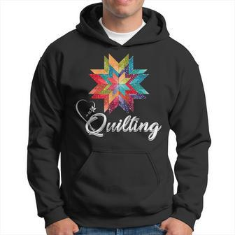 Quiltiing Sewing Love Quilting Quilter Sewer Sewing Hoodie - Monsterry AU