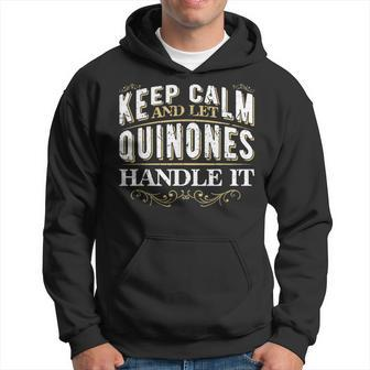 Quinones Family Name Surname Family Reunion Matching Hoodie - Seseable