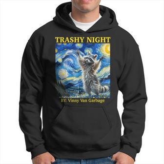 Raccoon Starry Night Van Gogh Racoon For Men Women Hoodie - Monsterry UK