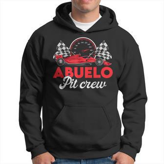 Race Car Abuelo Of The Birthday Boy Abuelo Pit Crew Hoodie - Monsterry