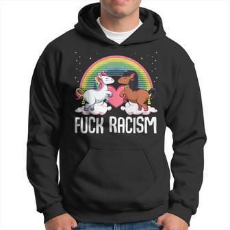 Racism Unicorn Anti Racism Hoodie - Seseable