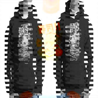 Ramen Clothing Graphic Cat Sushi Kawaii Anime Japanese Hoodie - Thegiftio