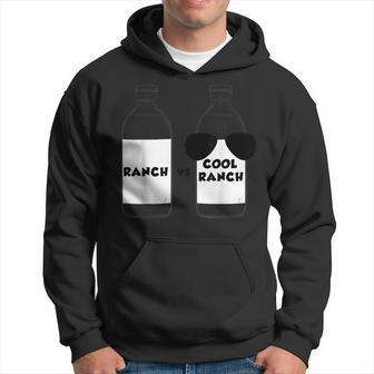 Ranch Dressing Graphic Ranch Dressing Vs Cool Ranch Sunglass Hoodie - Monsterry