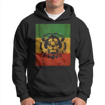 Rasta Reggae Lion Flag Jamaica For Rastafari Lover Hoodie - Monsterry CA
