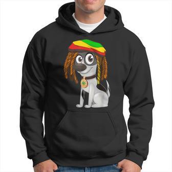 Rastarussel Russel Dog Rasta Braids Saying Hoodie - Thegiftio UK
