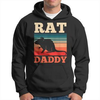 Rat Daddy Cute Animal Rats Lover Dad Father Papa Father's Hoodie - Monsterry