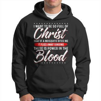 There Is Power In The Blood Jesus Lover Hoodie - Monsterry