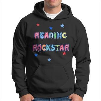 Reading Rockstar Cool Monster Alphabet Letters Hoodie - Thegiftio UK