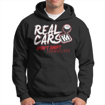 Real Cars Dont Shift Themselves Stick Shift Hoodie - Monsterry UK