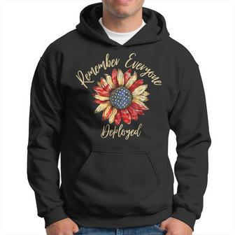 Red Friday Remember Everyone Deployed Army Military Hoodie - Monsterry AU