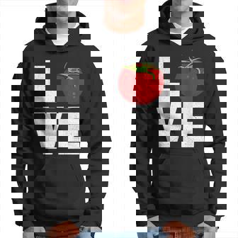 Red Tomato Gardener I Love Gardening I Tomato Hoodie - Thegiftio UK