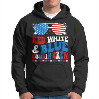Red White And Blue Cousin Crew 4Th Of July American Flag Hoodie - Monsterry UK
