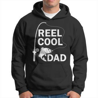 Reel Cool Dad Daddy Fathers Day Father Fishing Fisherman Hoodie - Monsterry UK