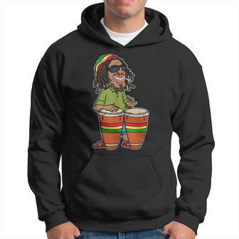 Casual Reggae Music Rasta Rastafari Reggaeton Jamaica Fan Hoodie - Thegiftio UK
