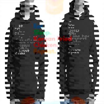 Repetición De Pollo Frito Coreano Eat Sleep Para Los Amantes Del Pollo Sudadera - Regaloses