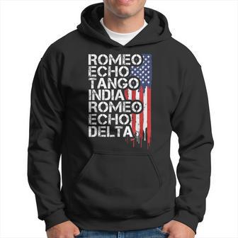 Retired Phonetic Alphabet Code Military Retirement Hoodie - Monsterry