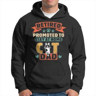 Retirement Cats Owner Dog Paw Cat Dad Hoodie - Monsterry AU
