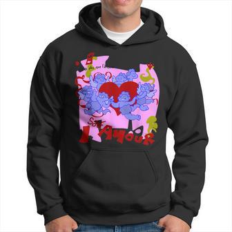 Retro 1980S Beat It Amour Cartoon Version Hoodie - Thegiftio UK