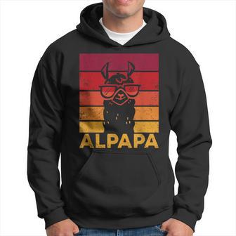 Retro Alpapaatertag Bester Papa Alpaka Kapuzenpullover - Geschenkecke