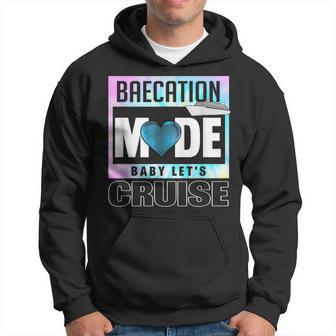 Retro Baecation Mode Baby Let's Cruise Love Vacation Couples Hoodie - Monsterry CA