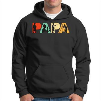 Retro-Bauingenieur Papa Stolzer Bauingenieur Papa Kapuzenpullover - Geschenkecke