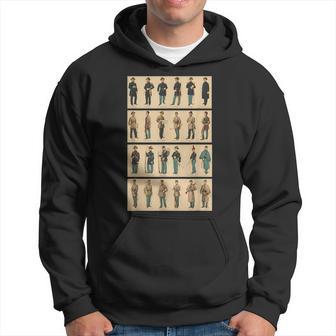 Retro Civil War Uniform Vintage Military History Dress Guide Hoodie - Monsterry UK