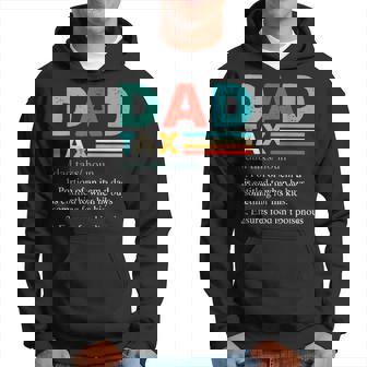 Retro Dad Tax Definition Father's Day Hoodie - Thegiftio UK
