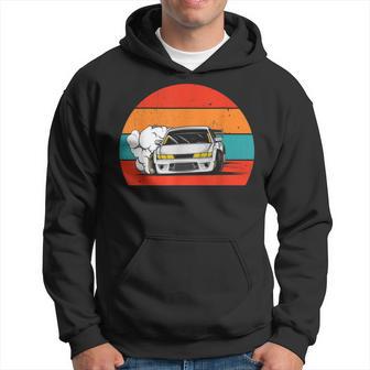 Retro Drifting Racecar Drift Car Hoodie - Monsterry CA