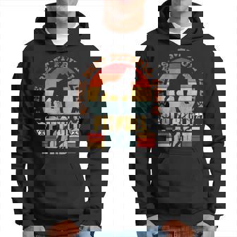 Retro Father's Day Fathers Best Dog Pitbull Dad Hoodie - Thegiftio UK