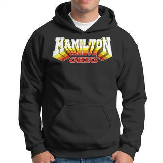 Retro Hamilton City Oh Ohio Hoodie - Monsterry UK