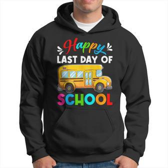 Retro Happy Last Day Of School School Bus Driver Off Duty Hoodie - Monsterry CA