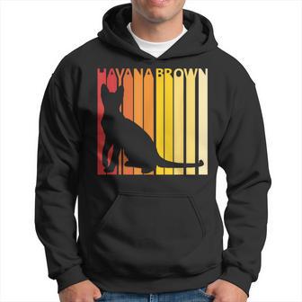 Retro Havana Brown Cat Breed Owner Hoodie - Monsterry DE