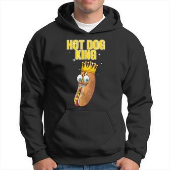 Retro Hot Dog King Hotdog Sausage Wiener Griller Hoodie - Monsterry CA