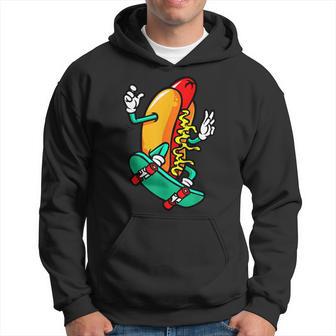 Retro Hotdogs Hot Dog Vintage Food Lover Hoodie - Monsterry