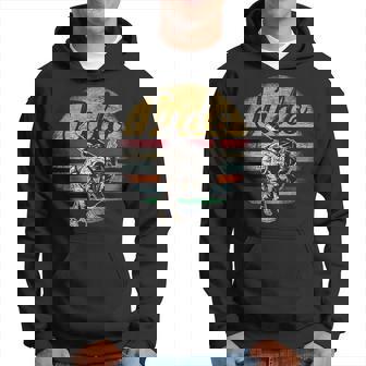 Retro Judo Kampfsport-Hoodie, Vintage Streifen & Wurfgrafik Tee - Seseable